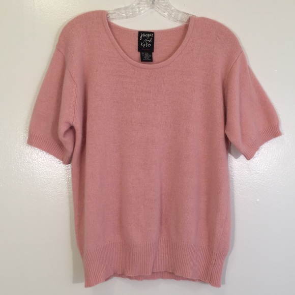 Jacque & kok Sweaters - Jacque & Koko pink angora blend pullover sweater